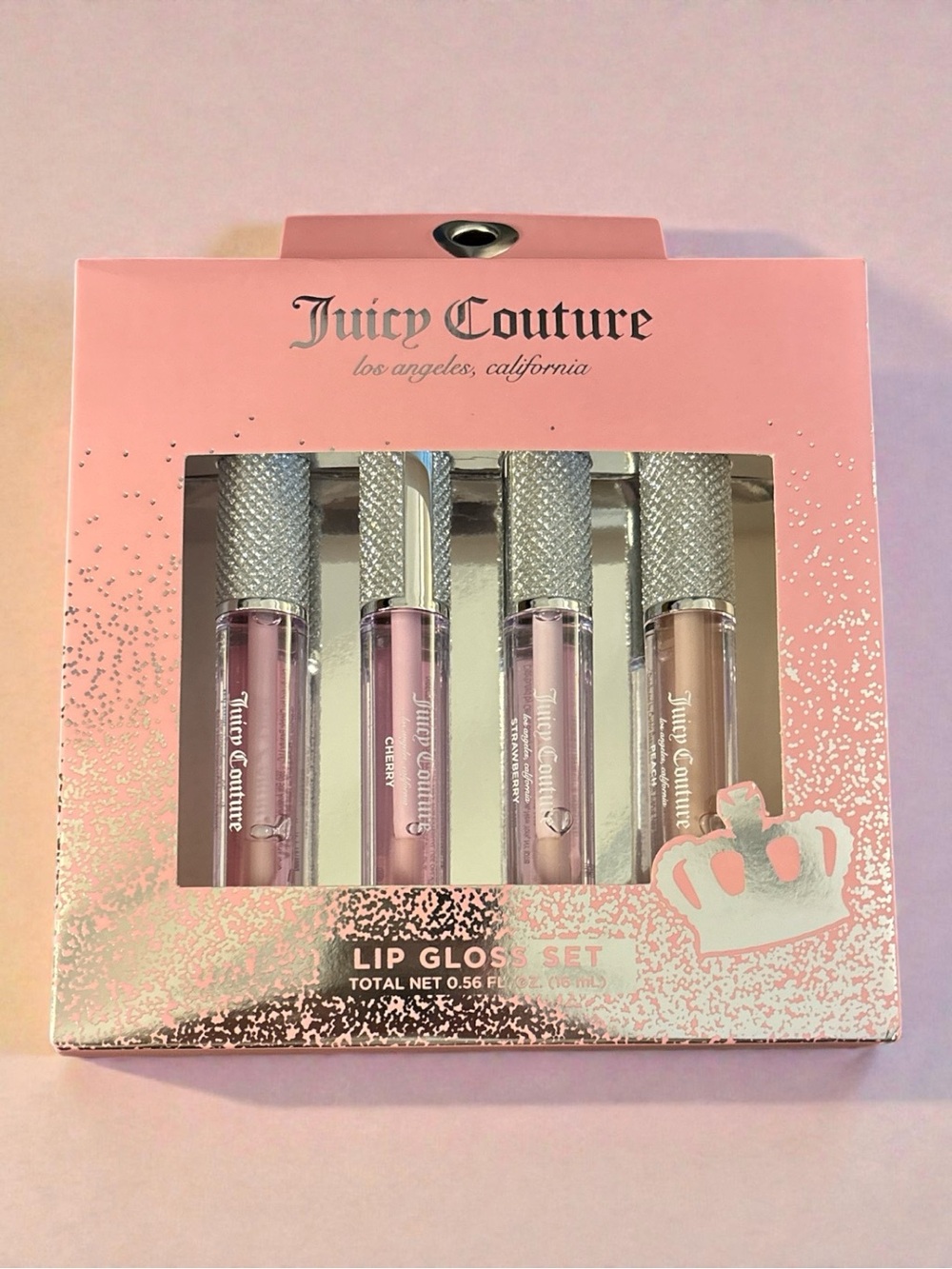 Juicy Couture Lip Gloss Set in Pink & Nude Shades